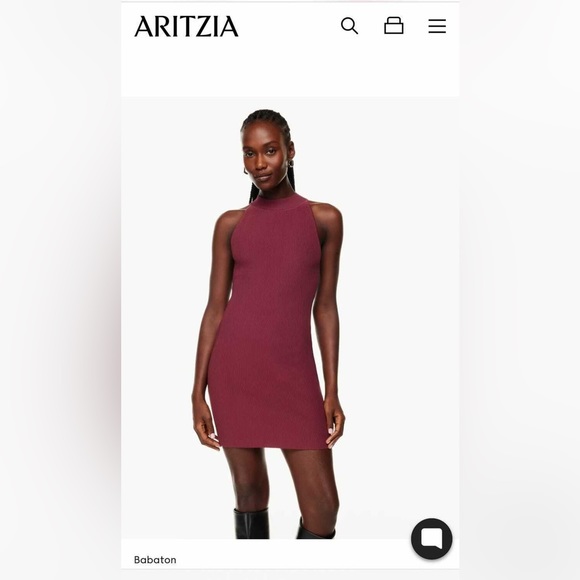 Aritzia Babaton Sculpt Knit Halter Dress - Picture 3 of 3